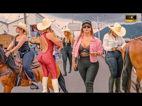 STUNNING Women EVERYWHERE 😍 Riding Horses 😎 The paradise is in COLOMBIA 🐴