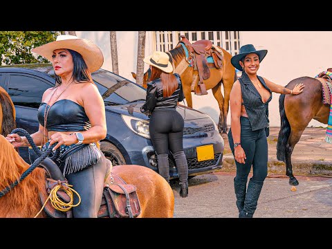 Stunning Women Ride Horses in the Streets of This Town
