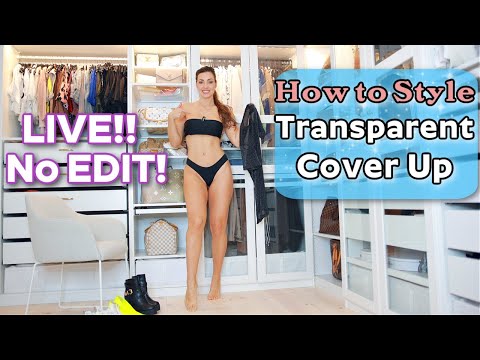 Styling Cover Ups ✨ Live no Edit try on