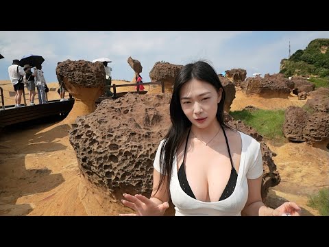 Taiwan’s natural ecological wonders｜苡昕約會日記：野柳女王頭｜Yehliu Queen's Head