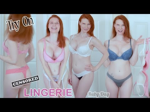 Teeny Tiny Lace Lingerie Try On Haul CURVY Fashion Compilation 4