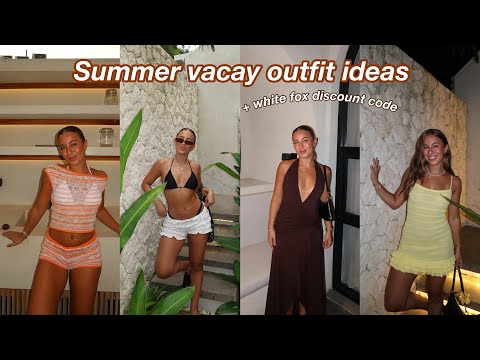 THE OUTFITS YOUR WARDROBE NEEDS ASAP- (LOUNGEWEAR + UNI + EURO SUMMER) White Fox Try On Haul!