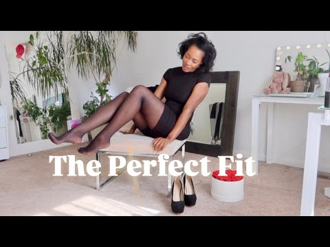 The Perfect Fit: Leggs Sheer Energy Jet Black Flight attendant Tights Review