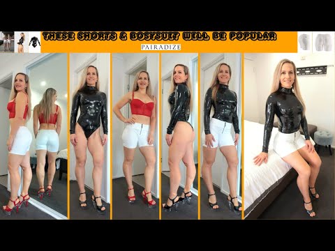 The Shorts & Super Shiny Bodysuit Guaranteed To Turn Heads