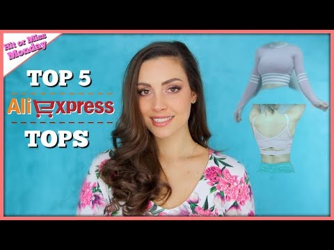 TOP 5 CROPPED TOPS from ALIEXPRESS |  Hit or Miss Monday