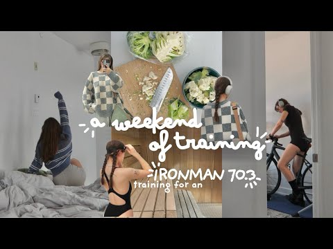 training for an IRONMAN 70.3 🎧🏊 winter arc vlog