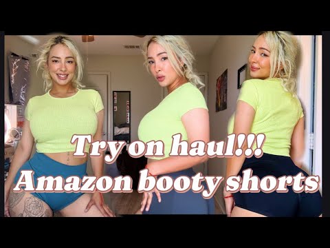 Try on haul 🏃🏼‍♀️yoga/Running booty shorts