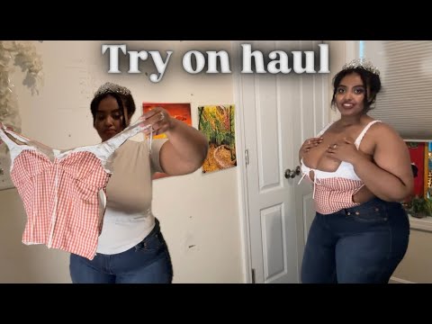 Try on haul 😍+ thrift shopping online come try on with me birthday month