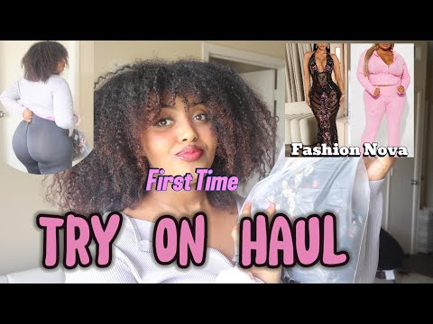 Try on haul for the first time | My birthday dress? | Fashion Nova