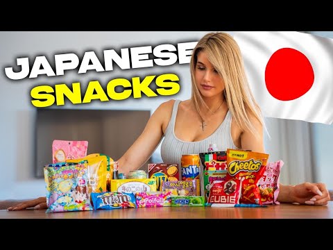 Trying Exotic Japanese Snacks for the First Time 🍡🇯🇵 | Alina’s Sweet & Spicy Surprise