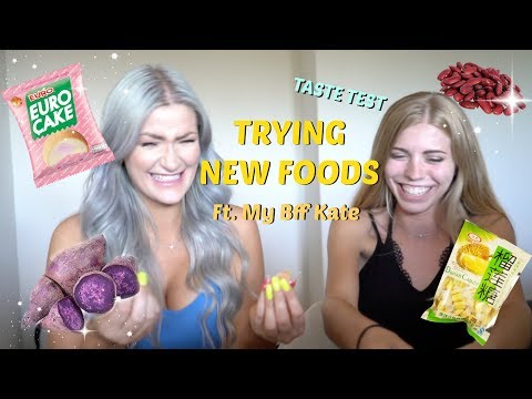TRYING NEW FOODS !!! /// FT. My Bestfriend