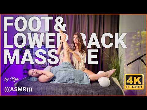 Ultimate Foot & Lower Back Massage ASMR by Olga | Deep Relaxation for Stress & Tension Relief