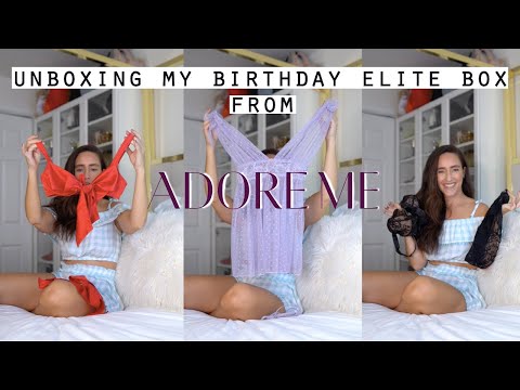 Unboxing My 'Birthday' Elite Box From AdoreMe!
