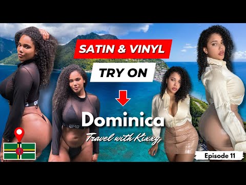 Vinyl & Satin Try On x 🇩🇲 Dominica Vlog – Emerald Pool, Waterfalls & Hot Springs Forest Adventure