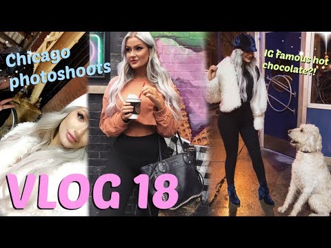 VLOG #18 /// Chicago photoshoot /// IG famous hot chocolate?!