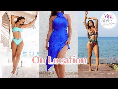 *VLOG* On location NAP Review and BTS photoshoots #naploungewear
