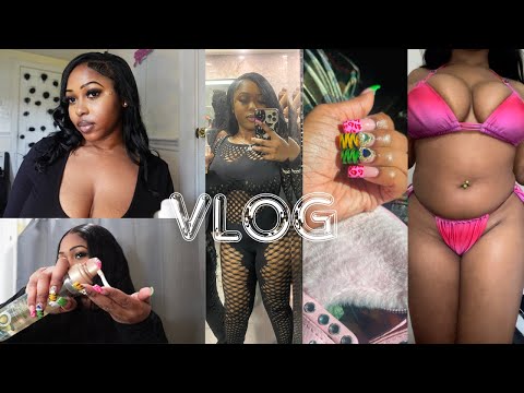 VLOG | SWIM SUIT & CLOTHES TRY ON | HAIR APPT ETC