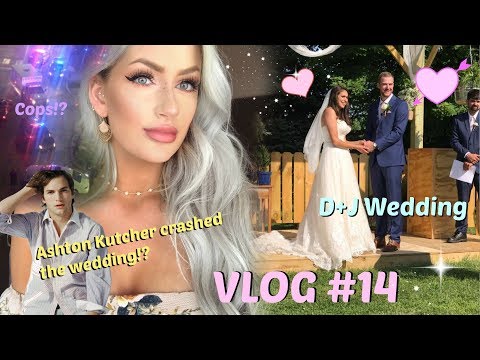 VLOG#14 WEDDING/// Ashton Kutcher?!