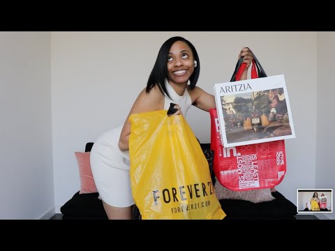 What I got for my 25th bday Try On | HUGE HAUL lol