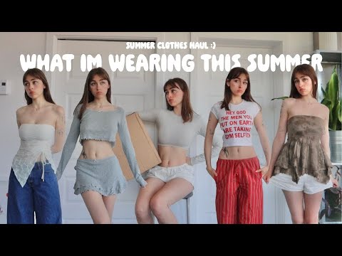 what im wearing this summer!!! 🍓🍋‍🟩 mini haul :)