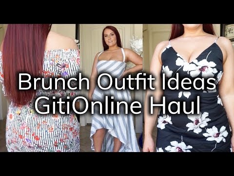 What To Wear To Brunch – GitiOnline Dress Try-On Haul | Ruby Red