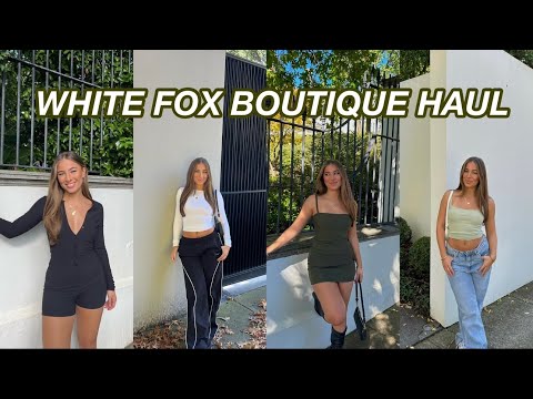 WHITE FOX BOUTIQUE HAUL+ euro summer fits + uni outfit + autumn fashion (+DISCOUNT CODE)