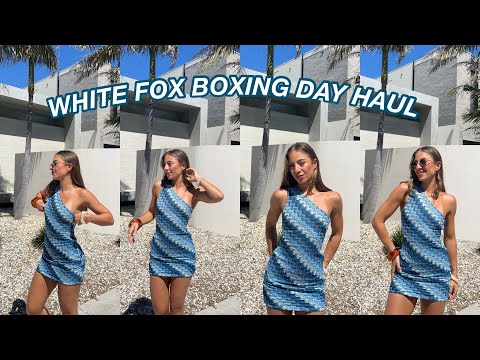WHITE FOX BOXING DAY SALE!! TRY ON HAUL + DISCOUNT CODE (summer wardrobe refresh!)