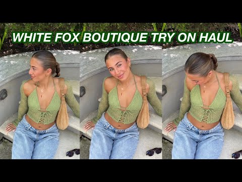WHITE FOX TRY ON HAUL (summer outfit inspo/ back to uni / clubbing outfits) + DISCOUNT CODE