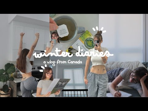 winter diaries! ❄️💻 a vlog from canada