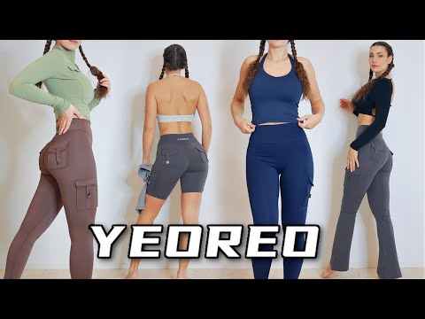 YEOREO Cargo Activewear collection Review Try on!