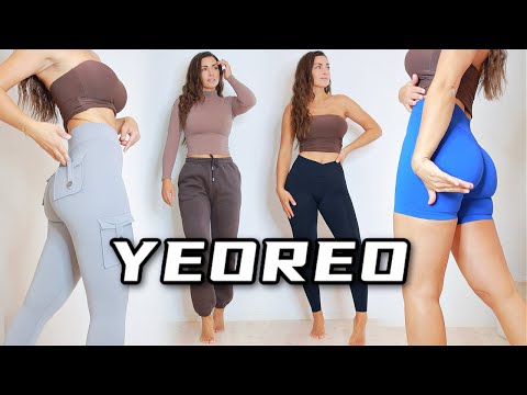 YEOREO Hot New Activewear brand – Review Try on Haul!